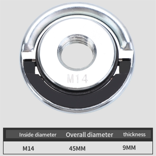 M14 Winkel Grinder Flansch Mutter Innen Außen Quick Release Locking Ersetzen für 2