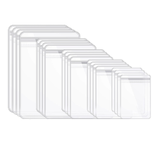 160 stuks zelfklevende sieraden PVC-tassen, plastic anti-aanslag opbergtas, doorzichtige organizertas