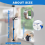 Cabinet Jack Support Pole,19-45in Adjustable Telescopic Rod,Maximum Load 40kg, Pole 1PCS 9