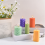 DIY Candle Holder Making Aromatherapy Mold Handmade Silicone [Large] Cylindrical Striped 4