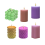 DIY Candle Holder Making Aromatherapy Mold Handmade Silicone [Small] Cylindrical Striped 6
