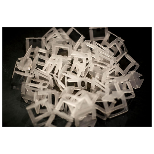 Tile Leveling System Clips - DIY Tiles Leveler Spacers for Installation (1/8 Inch) (500Pcs) 2