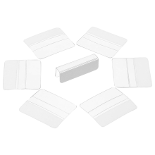 Plastic oorbellen kaartadapter zelfklevende sieraden display voor vrouwen meisjes ketting 100 stuks