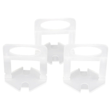 Clips voor tegelnivelleringssystemen - DIY tegelnivelleringsafstandhouders voor installatie (1/8 inch) (500 stuks)