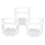 Tile Leveling System Clips - DIY Tiles Leveler Spacers for Installation (1/8 Inch) (500Pcs) 1