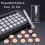 34 PCS Leather Stamping Tools, Crafting Tools with 32PCS Different Shape, 1 Rubber Hammer, Punch 3