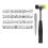 34 PCS Leather Stamping Tools, Crafting Tools with 32PCS Different Shape, 1 Rubber Hammer, Punch 2
