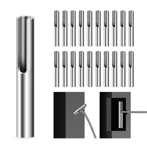 1/8 Inch Cable Railing Terminal Toggle Anchor Angle, Stainless Steel Adjustable Hardware 20PCS 2