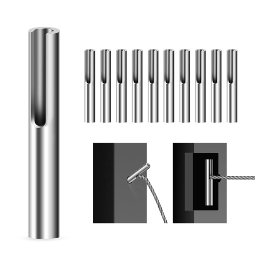 1/8 Inch Cable Railing Terminal Toggle Anchor Angle, Stainless Steel Adjustable Hardware 10PCS 2