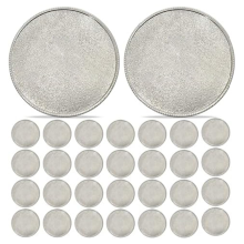 30 Stück Rohlinge, 40 mm, Blanko-Münzen für Heimwerker, Basteln, Gravieren, Schmuckherstellung, lasergravierbare Münze, Silber