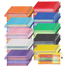 120 stuks mesh-ritszakjes, ritszakjes in 10 kleuren, multifunctionele tassen voor het organiseren van make-upbenodigdheden, kantoor