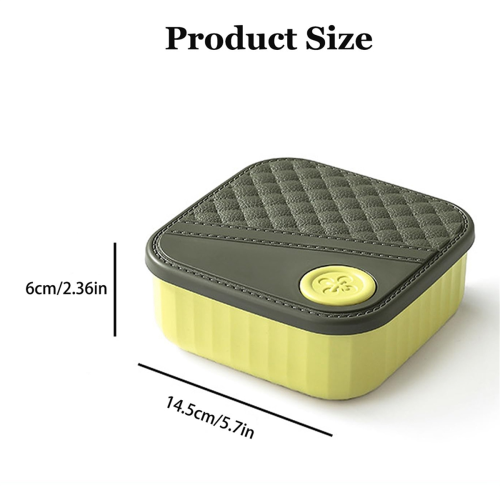 Sewing Box Portable, DIY Supplies Kit, with Threads, Needles, Scissors, Ruler, Yellow 2