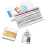 Reisefertiges Farbpaletten-Paket, Mini-Acryl, mit Binderclips, C 1