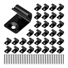 RVS Start Clips Deck Universele Decking met Schroeven voor Composietplaten 80 Stuks