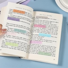 2400 stuks plakstrips, 120 kleuren beschrijfbare notitietabbladen voor ordners, annotatietabbladen, paginamarkeringen, classificatiebestanden