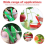 Multifunctioneel tuinmes, vingerplukker, duimmes, rood 8