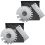 Professionelles Drahtmessgerät, Metalldicke und doppelseitige runde Platte B 9