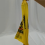 Caution Wet Floor Sign, Slippery When Pops Up Wall Mounted Foldable Bilingual Safety Warning Alert Cone 4