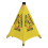 Caution Wet Floor Sign, Slippery When Pops Up Wall Mounted Foldable Bilingual Safety Warning Alert Cone 2