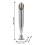 2pcs Quill Pen Holder Metal Insertion Single Display Stand Dip Base Desktop Pencil 4