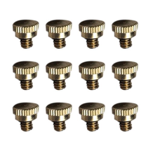 Messing-Nebeldüsenstecker, Gewinde für Hochbeet, Hinterhof, Außenkühlsystem, 12 Stück