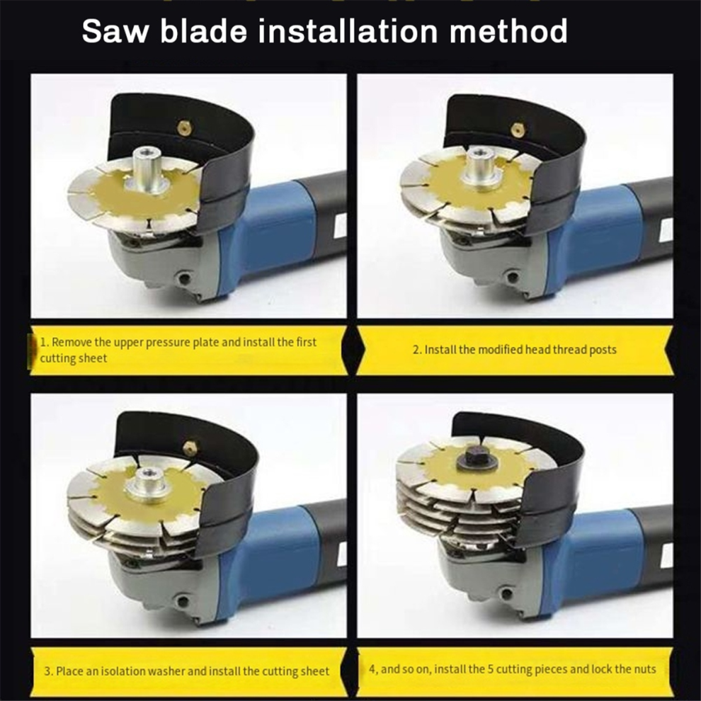 ADAPTATEUR DE MEULEUSE D'angle Vers Machine à Rainurer M14 Adaptateur à