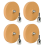 4 Pack 3.5 Inch Eraser Wheel Decal Remover Adhesive with Adapter Rubber for Drill 1