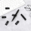 Hard Hat Pencil Clip, Universal Adjustable Clipboard Holder Clip Organizer for Notebook,Black 7