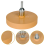 4 Pack 3.5 Inch Eraser Wheel Decal Remover Adhesive with Adapter Rubber for Drill 4