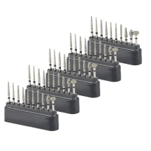 50PCS 1.6mm FG Burs Black High-Speed Polishing Accessories for Cutting Carving Shaping Touch-Up Engraving Finishing