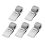 Hard Hat Pencil Clip, Universal Adjustable Clipboard Holder Clip Organizer for Notebook,Silver 2