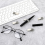 Hard Hat Pencil Clip, Universal Adjustable Clipboard Holder Clip Organizer for Notebook,Silver 6