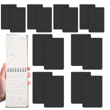 16 stuks waterdichte notitieboeken, 3x5, weerbestendig, spiraalvormig notitieblok, schrijf in de regen