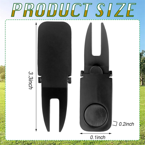 Supporto per sigari da golf, supporto sportivo, forchetta verde magnetica 2