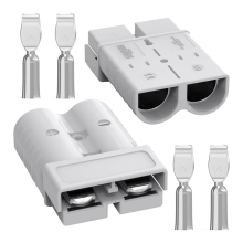 Anderson-Stecker, 350-Ampere-Batterie-Schnelltrenner, 2/0 AWG, 600 V, Hochleistungs-Winden-Verkabelungssatz zum Abschleppen (2er-Pack)