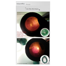 Upgrade Fünf Farbfilter Lupe 30x Falten Identifizieren Gefärbten Schmuck Jade