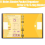20PCS Binder Pockets for 3 Ring Plastic Envelopes Pocket Folders 11 Hole Snap Button Pouch 5