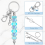 26Pcs Beadable Keychain Bar,Bead Beaded for Pendant DIY,Blank Accessories Making 3