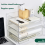 Office Organization and Storage, Letter Tray Desk Organizer, Stackable Document Paper Organizer,4Pcs 4