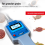 Digital Grain Moisture Meter Tester Testing Tool Measurable for 18 Type Grains Wheat Soya Corn Rice Peanuts 8