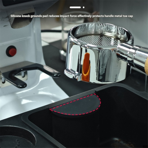 Espresso Tapping Box, Organizer, Tamper, Dispenser, Tamp Zwart 2