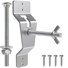 Wall Mount Spare Tire Carrier for Trailer,Spare Bracket Trailer Accessories Holder