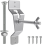 Wall Mount Spare Tire Carrier for Trailer,Spare Bracket Trailer Accessories Holder 2