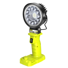 Auto LED Alarm Arbeitslicht Taschenlampe Suchscheinwerfer Taschenlampe Scheinwerfer Campinglampe für 18V Lithiumbatterie P107 P108 PBP005