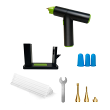 Strumento per colla a caldo elettrico da 10 W per uso domestico, fai da te, industriale, calore, temperatura, riparazione, utilizzo di stick da 7 mm