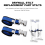 4PCS Drywall Stilts Straps, Adjustable Foot Band Straps Kit,Replacement Part for 8