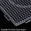 20 PCS große Bügelperlen Pegboards quadratische Kunststoffperlen Boards 5mm klar Melty 5