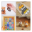 20 PCS große Bügelperlen Pegboards quadratische Kunststoffperlen Boards 5mm klar Melty 3