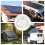 Tracker solaire pour panneau, résistant à l'eau, réglage de l'angle, guide de recherche solaire, multifonction 9