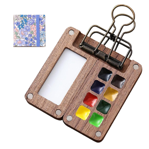 Pacchetto tavolozza di colori pronta da viaggio, set da viaggio, tavolozza Solyst, Mini B